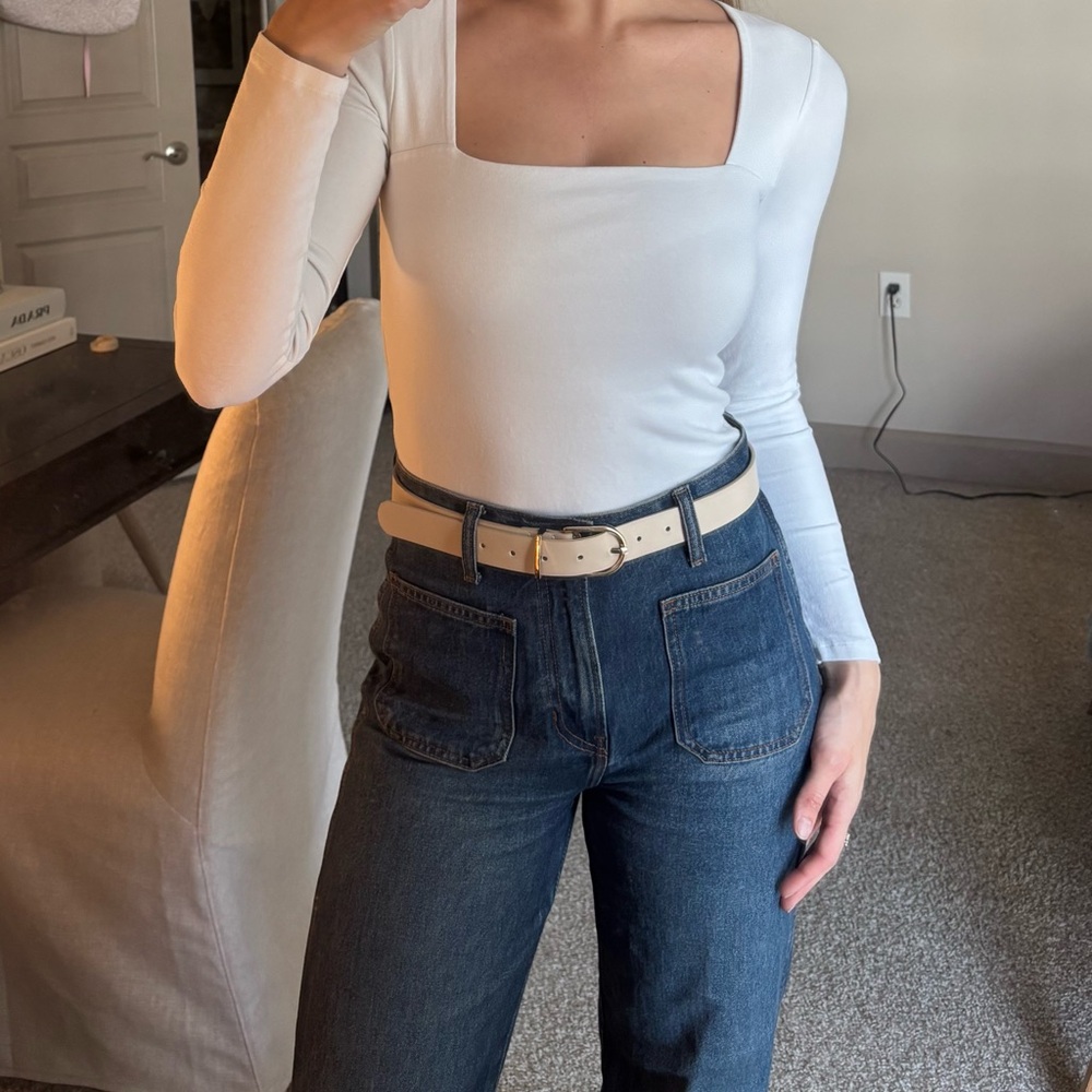 Beige & Gold Belt